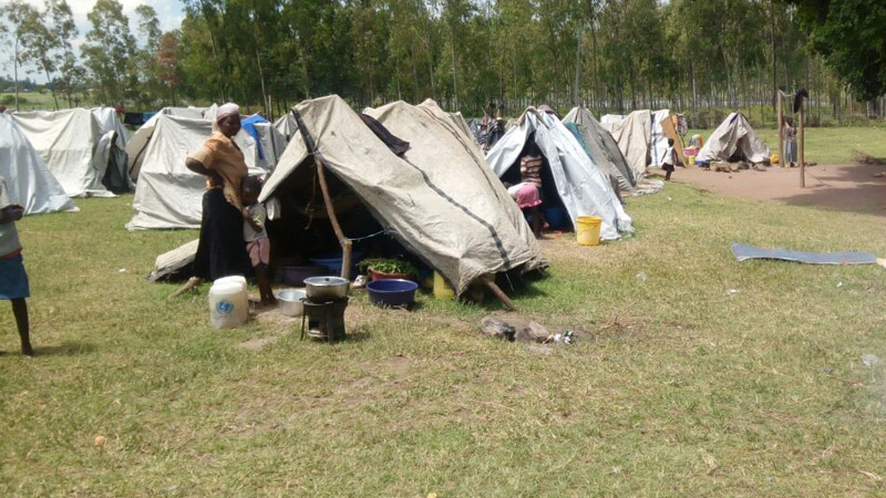 Shelters2 Tent Shelters for Flood Victims in Kenya